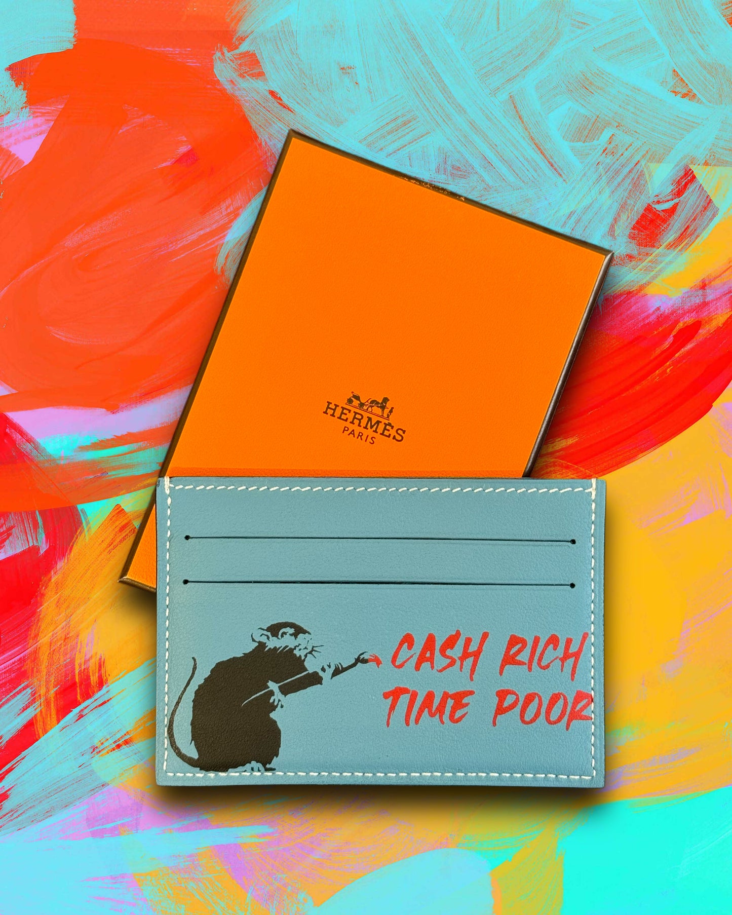 Cash Rich, Time Poor - Hermes Citizen Twill Card Holder